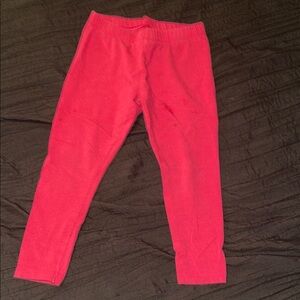 Toddler girls pink leggings